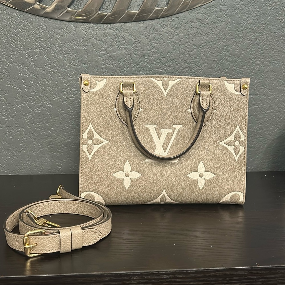 Authentic Louis Vuitton On the Go PM in pristine condition